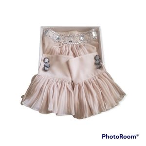 Faux Embellished Collar & Cuffs